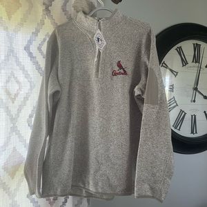 St. Louis Cardinals quarter zip crewneck